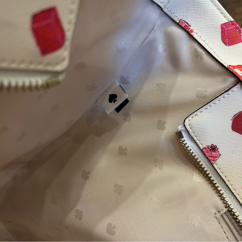 KATE SPADE New York Shore Street Margareta Bag Red Pink Gift Present Pattern - Picture 9 of 15